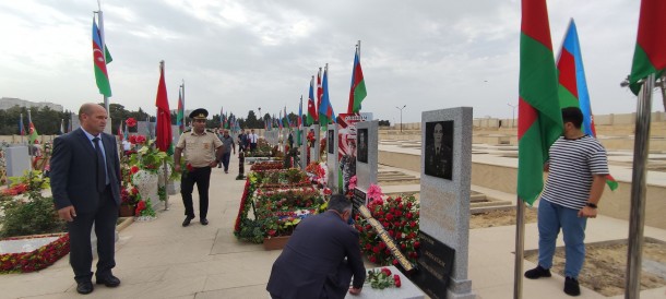 Nərimanovda şəhid Kamran Hüseynovun doğum günü qeyd olundu - FOTOLAR